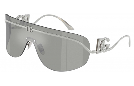 Gafas de Sol - Dolce & Gabbana - DG2320 - 05/6G SILVER // GREY MIRROR SILVER