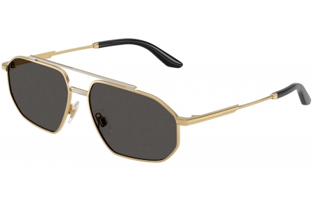 Gafas de Sol - Dolce & Gabbana - DG2328 - 131387  GOLD SILVER // DARK GREY