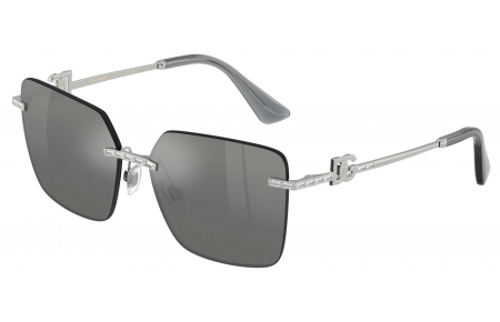 Gafas de Sol - Dolce & Gabbana - DG2332B - 05/88 SILVER // GREY GRADIENT SILVER MIRROR