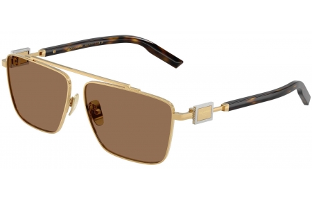 Gafas de Sol - Dolce & Gabbana - DG2336 - 02/73 GOLD // DARK BROWN