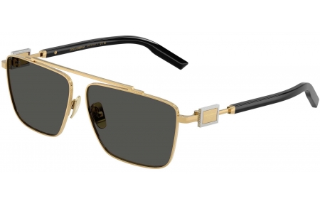 Gafas de Sol - Dolce & Gabbana - DG2336 - 02/87 GOLD // DARK GREY