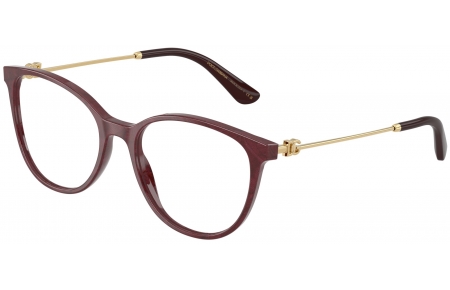 Monturas - Dolce & Gabbana - DG3363 - 3442  BORDEAUX CORD