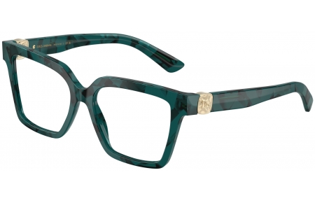 Monturas - Dolce & Gabbana - DG3395 - 3460  PEARL HAVANA PETROLEUM