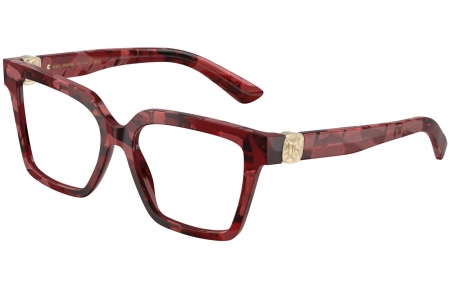 Monturas - Dolce & Gabbana - DG3395 - 3463  PEARL HAVANA RED