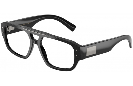 Monturas - Dolce & Gabbana - DG3406 - 2820  BRUSHED BLACK