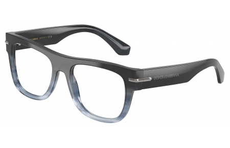 Monturas - Dolce & Gabbana - DG3407 - 3485  STRIPED DARK BLUE GRADIENT