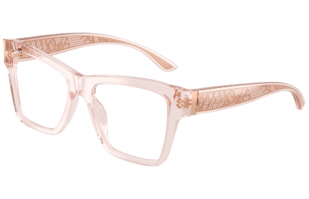 Monturas - Dolce & Gabbana - DG3411 - 3148  TRANSPARENT PINK