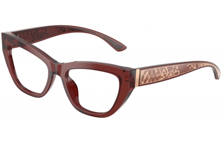 Monturas - Dolce & Gabbana - DG3412 - 3045  TRANSPARENT BORDEAUX