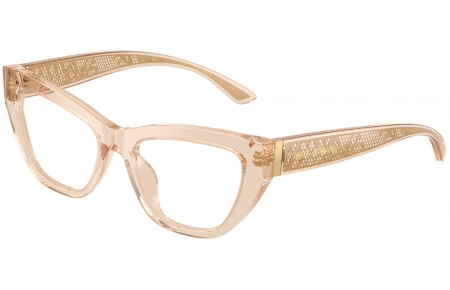 Monturas - Dolce & Gabbana - DG3412 - 3432  TRANSPARENT CAMEL