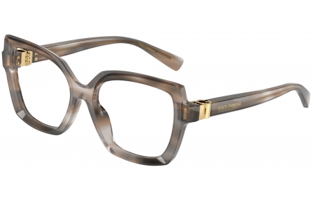 Monturas - Dolce & Gabbana - DG3413 - 3449  STRIPED GREY