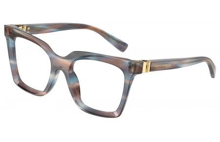Monturas - Dolce & Gabbana - DG3417 - 3448  STRIPED BLUE
