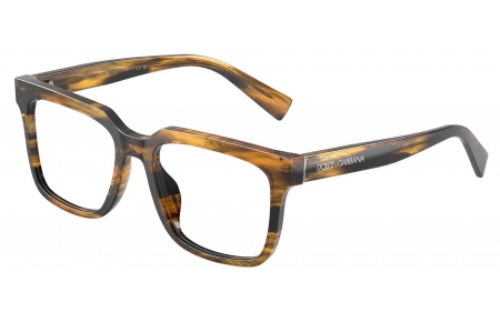 Monturas - Dolce & Gabbana - DG3422 - 3063  STRIPED BROWN