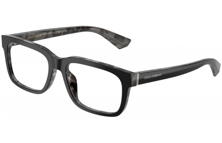 Monturas - Dolce & Gabbana - DG3432 - 3403  BLACK ON HAVANA GREY