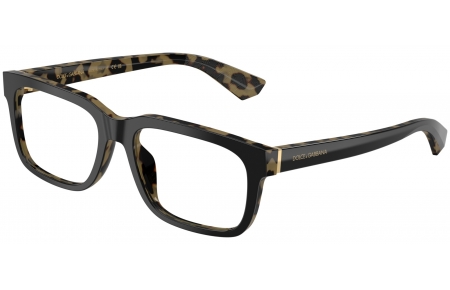 Monturas - Dolce & Gabbana - DG3432 - 3404 BLACK ON HAVANA YELLOW