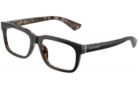 Monturas - Dolce & Gabbana - DG3432 - 3417  BLACK ON HAVANA RED