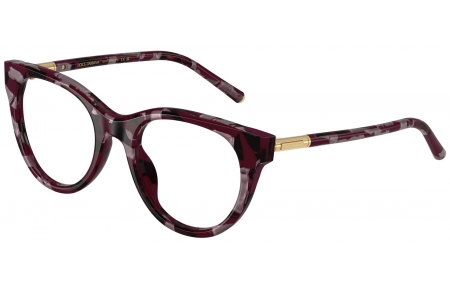 Monturas - Dolce & Gabbana - DG3433 - 3464  PEARL HAVANA PURPLE