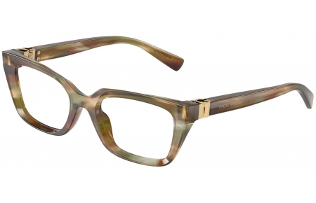 Monturas - Dolce & Gabbana - DG3436 - 3446  STRIPED OCHRE