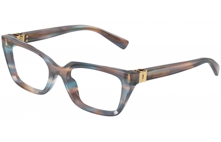 Monturas - Dolce & Gabbana - DG3436 - 3448  STRIPED BLUE
