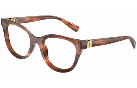 Monturas - Dolce & Gabbana - DG3437 - 3221  STRIPED BROWN