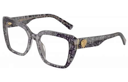 Monturas - Dolce & Gabbana - DG3441 - 3471  PRINT BLACK LACE