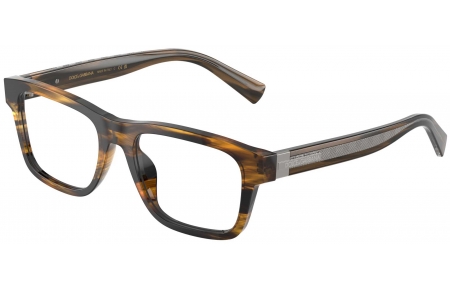 Monturas - Dolce & Gabbana - DG3446 - 3063  STRIPED BROWN