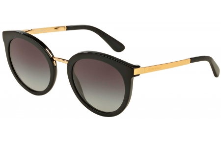 Gafas de Sol - Dolce & Gabbana - DG4268 - 501/8G BLACK // GREY GRADIENT