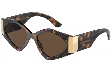 Gafas de Sol - Dolce & Gabbana - DG4396 - 502/73 HAVANA // DARK BROWN