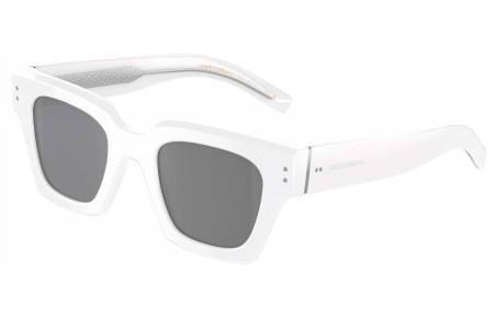 Gafas de Sol - Dolce & Gabbana - DG4413 - 337440 WHITE // GREY MIRROR BLACK