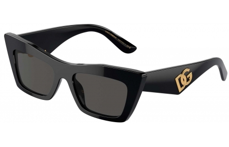 Gafas de Sol - Dolce & Gabbana - DG4435 - 501/87 BLACK // DARK GREY