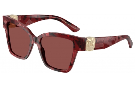 Gafas de Sol - Dolce & Gabbana - DG4470 - 346375  PEARL HAVANA RED // DARK VIOLET