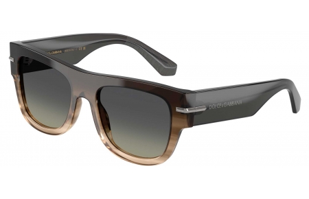 Gafas de Sol - Dolce & Gabbana - DG4484 - 348411  STRIPED DARK BROWN GRADIENT // GREY GRADIENT
