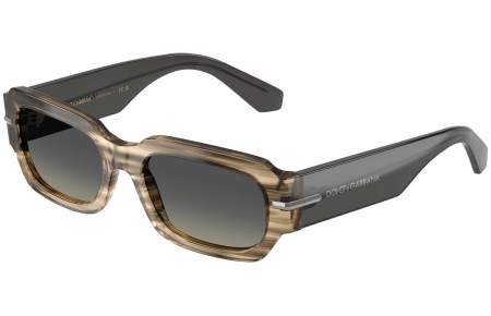 Gafas de Sol - Dolce & Gabbana - DG4485 - 348411  STRIPED DARK BROWN GRADIENT // GREY GRADIENT
