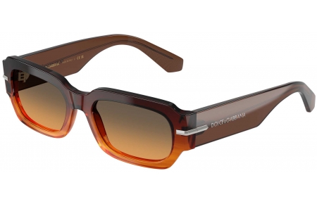 Gafas de Sol - Dolce & Gabbana - DG4485 - 348618  STRIPED BROWN GRADIENT // GREEN GRADIENT ORANGE