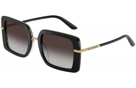 Gafas de Sol - Dolce & Gabbana - DG4491 - 32998G  BLACK ON LEOPARD BROWN // GREY GRADIENT