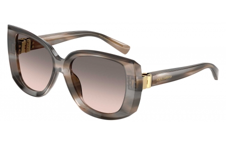 Gafas de Sol - Dolce & Gabbana - DG4495 - 34493B  STRIPED GREY // GREY GRADIENT PINK