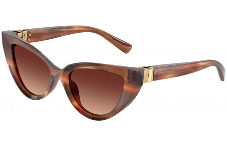 Gafas de Sol - Dolce & Gabbana - DG4497 - 322113  STRIPED BROWN // BROWN GRADIENT