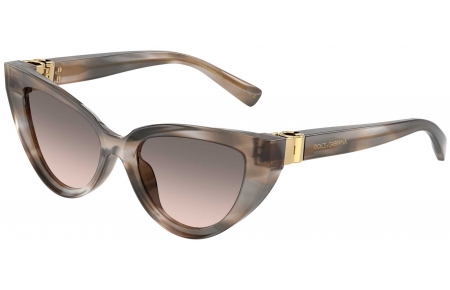 Gafas de Sol - Dolce & Gabbana - DG4497 - 34493B  STRIPED GREY // GREY GRADIENT PINK
