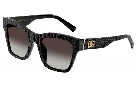 Gafas de Sol - Dolce & Gabbana - DG4512 - 32888G  BLACK WITH TEXTURE AND COCONUT // GREY GRADIENT