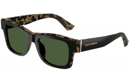 Gafas de Sol - Dolce & Gabbana - DG4515 - 340471 BLACK ON HAVANA YELLOW // DARK GREEN