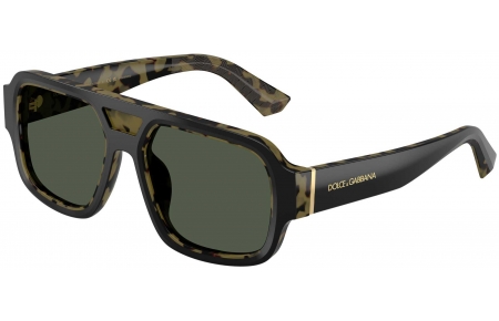 Gafas de Sol - Dolce & Gabbana - DG4516 - 34049A BLACK ON HAVANA YELLOW // DARK GREEN POLARIZED