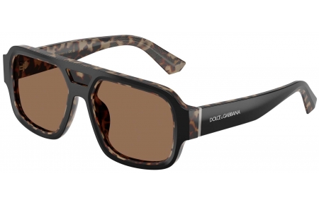 Gafas de Sol - Dolce & Gabbana - DG4516 - 341773  BLACK ON HAVANA RED // DARK BROWN
