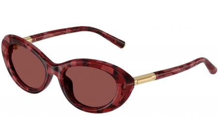 Gafas de Sol - Dolce & Gabbana - DG4519 - 346375  PEARL HAVANA RED // DARK VIOLET