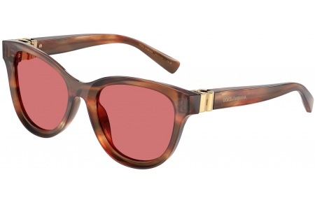 Gafas de Sol - Dolce & Gabbana - DG4533 - 322175  STRIPED BROWN // RED