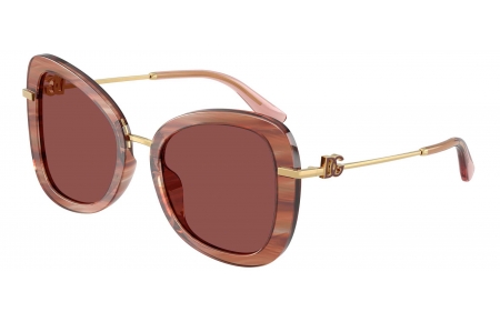 Gafas de Sol - Dolce & Gabbana - DG4535 - 347375  STRIPED RED // DARK VIOLET