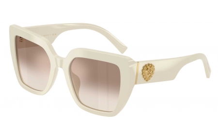 Gafas de Sol - Dolce & Gabbana - DG4538 - 331294  IVORY // BROWN GRADIENT SILVER MIRROR