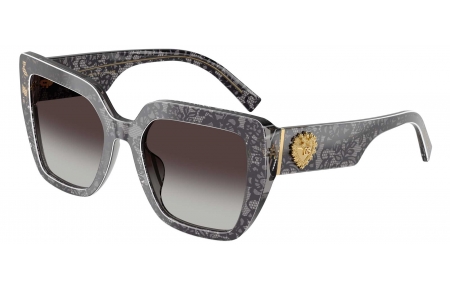 Gafas de Sol - Dolce & Gabbana - DG4538 - 34718G  PRINT BLACK LACE // GREY GRADIENT