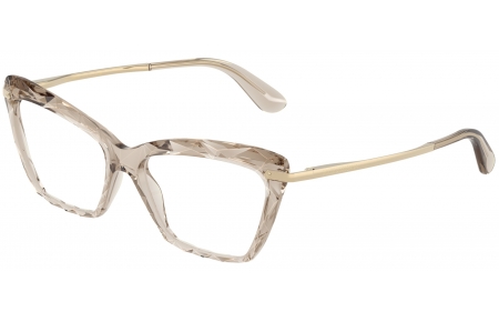 Monturas - Dolce & Gabbana - DG5025 - 3432  TRANSPARENT CAMEL