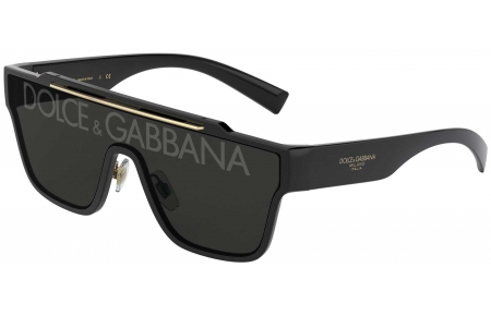 Gafas de Sol - Dolce & Gabbana - DG6125 - 501/M BLACK // DARK GREY TAMPO D&G SILVER