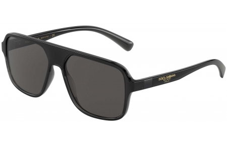 Gafas de Sol - Dolce & Gabbana - DG6134 - 325787 TRANSPARENT GREY BLACK // GREY