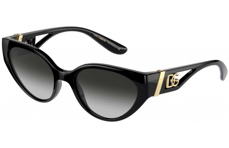 Gafas de Sol - Dolce & Gabbana - DG6146 - 501/8G BLACK // GREY GRADIENT